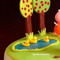 Peppa pig cake