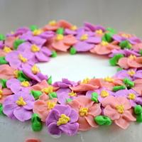 Wreath of apple blossom 