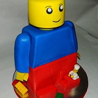 Lego Man Cake