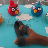 Litle Angry Birds cake for João