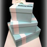 Tiffany Gift box Cake
