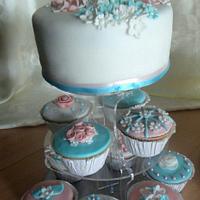 Wedding cakes set.