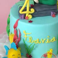 Disney Mermaid cake