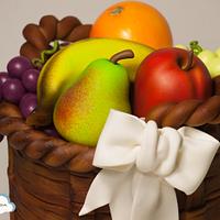 Basket Fruit Cake 