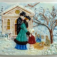 My Cookie " Christmas Card" - Nativity