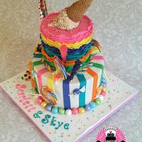 Candyland Rainbow First Birthday