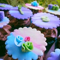 Sweet 16 Marbled Cupcakes