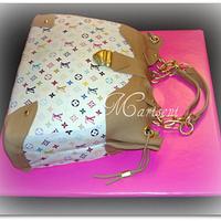 Louis Vuitton Inspired Bag Cake