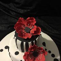 Anemone Flower Cake
