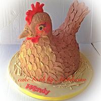 "Hen" Cake