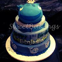 Blue Whale cake