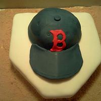 First baseball cap cake 