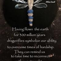 international women's day collaboration - dragonfly jewelry broach