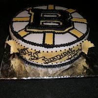 Boston Bruins Birthday Cake