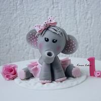 Elephant in pink 