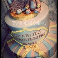 Charlie's christening cake 