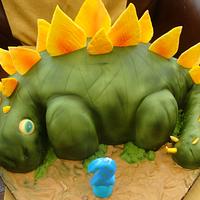Dinosaurs birthday cakes