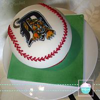 Detroit Tigers Baseball cake
