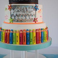 Primary School Graduation Cake