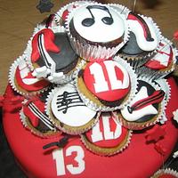 1 Direction inspired cake 