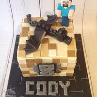 Minecraft EnderDragon & Steve