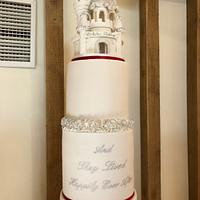 Happily ever after wedding cake