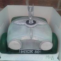 Vintage Bentley cake