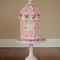 Mums Birdcage Birthday Cake