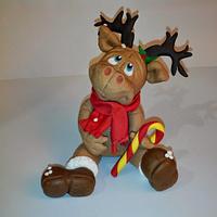 Christmas reindeer topper