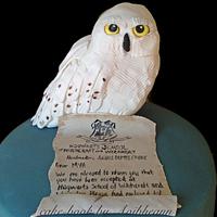 Hedwig and Hogwarts invite