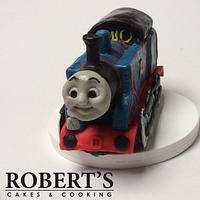 Thomas the Tank Engine cake topper.