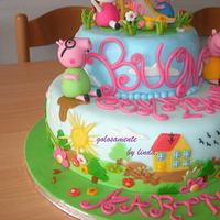 Peppa pig cake