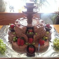 Chocolate Fountain cake