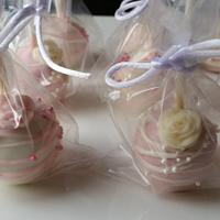 Floral Christening Cake