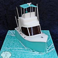 Shrimp Boat Grooms Cake