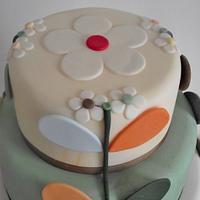 Orla Kiely inspired cake