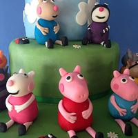 Peppa Pig and Friends Cake 