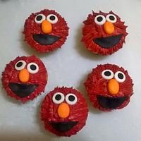Elmo's cupcakes