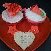Say it with flowers valentines cupcakes