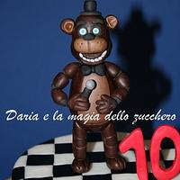 five nights at freddy cake