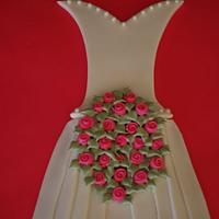 Bridal Dress Cake!