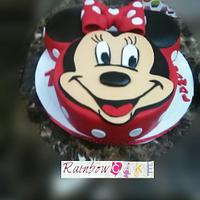 Minnie mouse cake