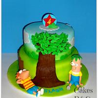 Phineas and Ferb birthday cake
