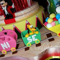 Disney circus cake