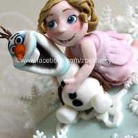 Olaf and birthday girl