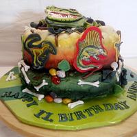 dinosaur birthdaycake