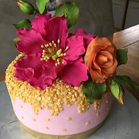 Peonies and frosting