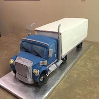 Semi Truck cake