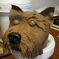 Yorkie Dog Cake