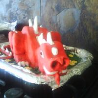 welsh dragon cake